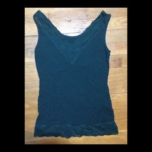TEZENiS Sexy V Neck Lace Tank Top